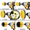 Drill Brush Power Scrubber By Useful Products 5 in W 7 in L Brush, Yellow Y-542OMS-2L-QC-DB - alternate 5